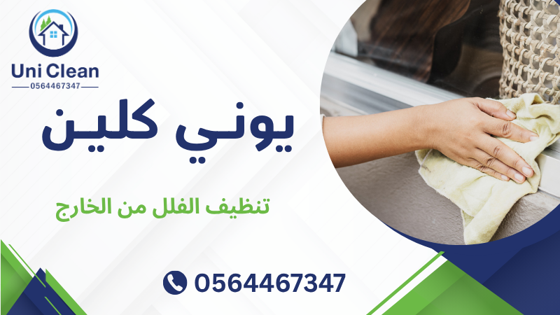تنظيف الفلل من الخارج