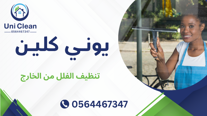 تنظيف الفلل من الخارج